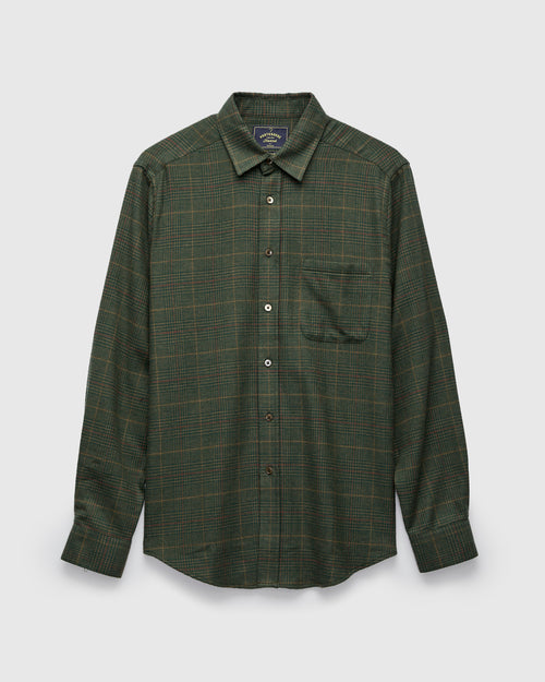Lake Button-Up Shirt in Pine