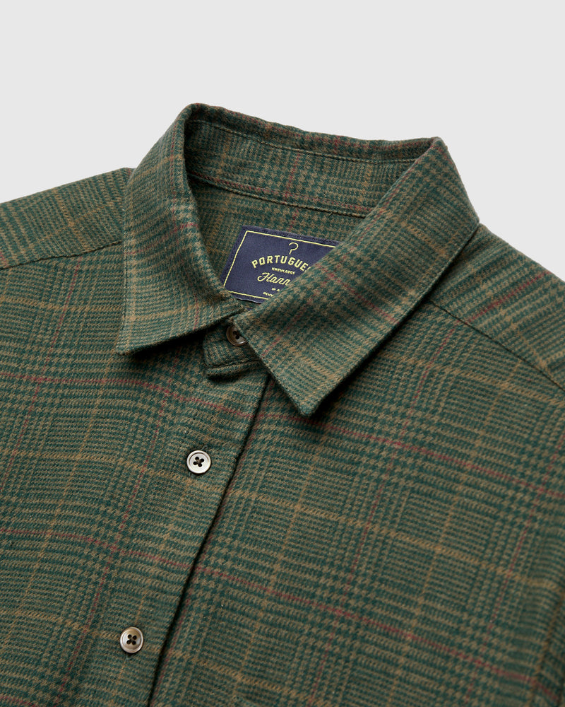 Lake Button-Up Shirt in Pine