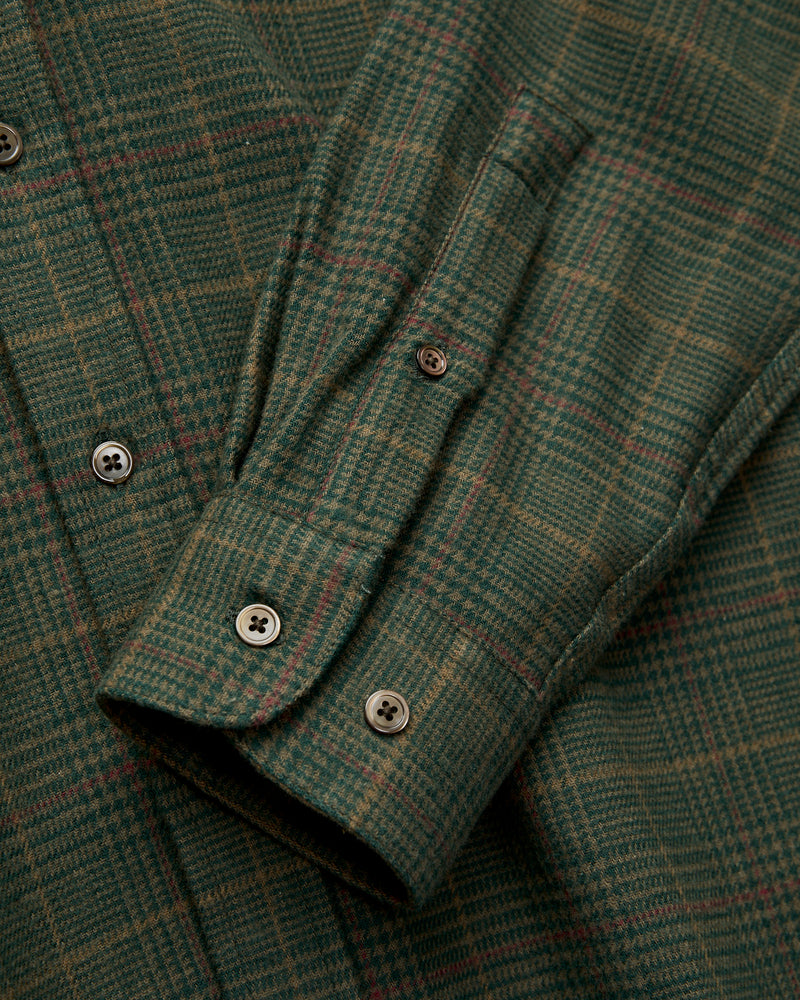 Lake Button-Up Shirt in Pine