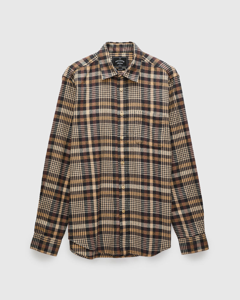 Manta Button-Up Shirt in Toffee