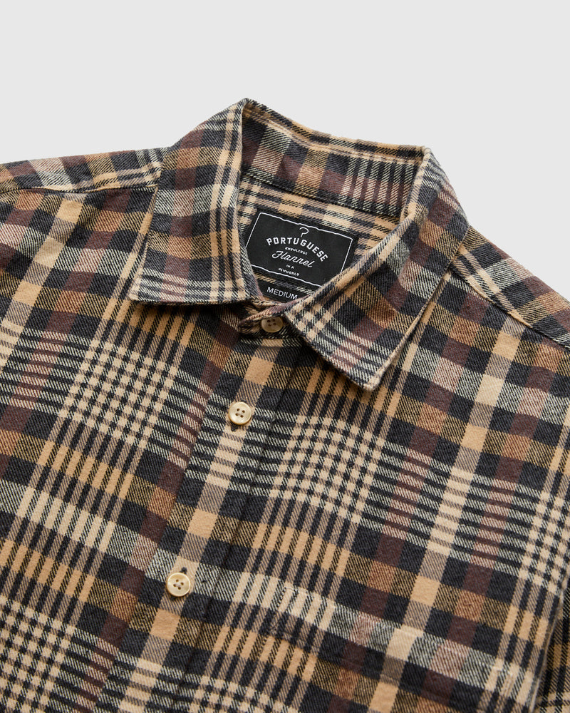 Manta Button-Up Shirt in Toffee