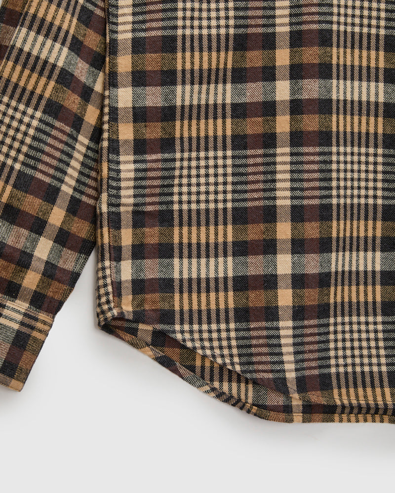 Manta Button-Up Shirt in Toffee