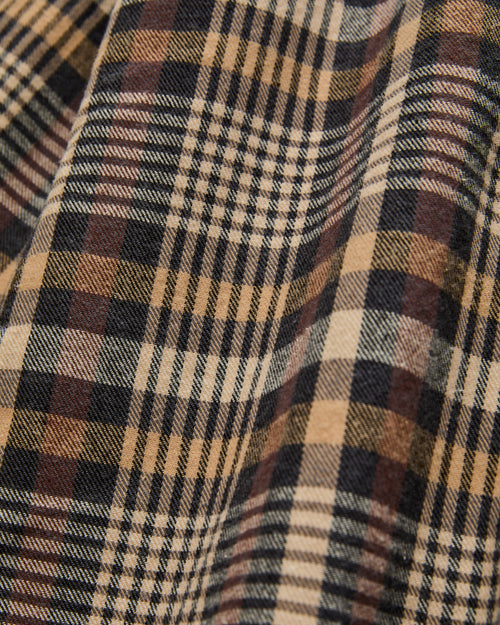 Manta Button-Up Shirt in Toffee