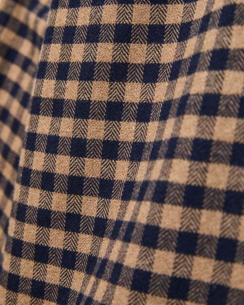 Roca Button-Up Shirt in Brown