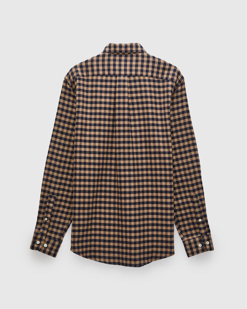 Roca Button-Up Shirt in Brown