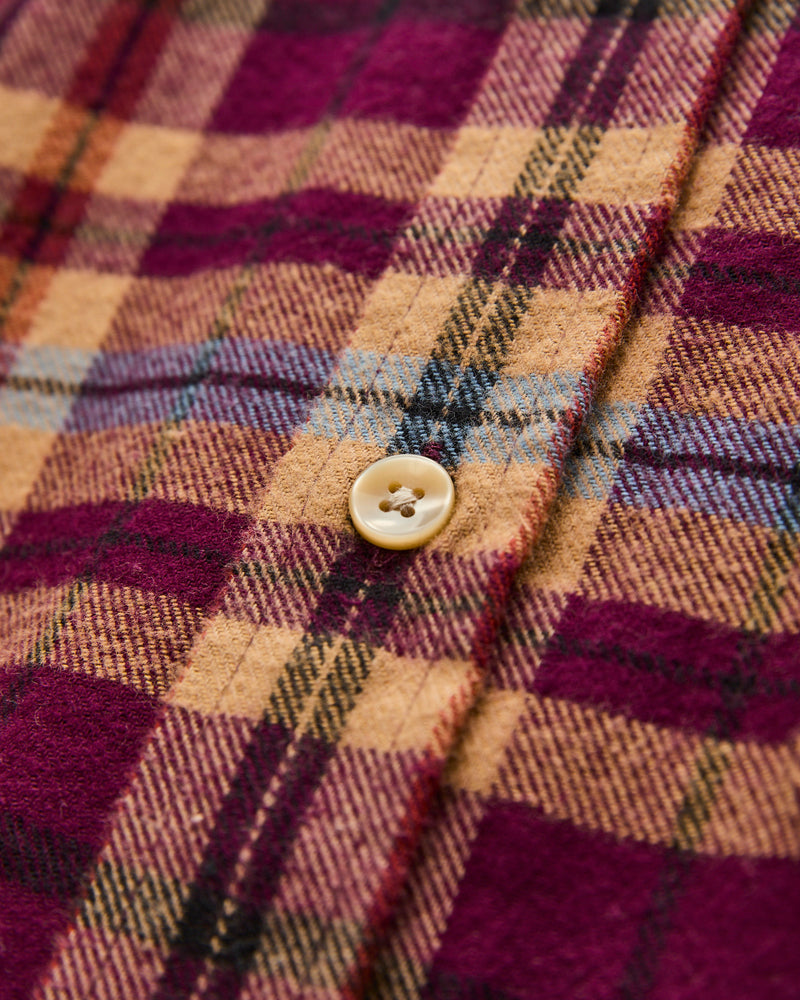 Ruiva Button-Up Shirt in Cinder