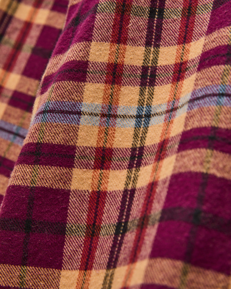 Ruiva Button-Up Shirt in Cinder