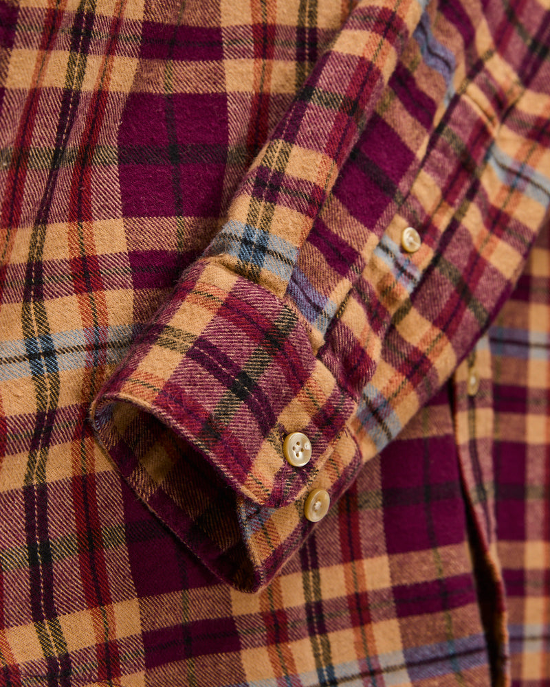 Ruiva Button-Up Shirt in Cinder