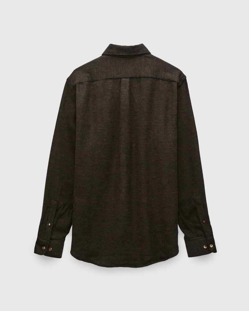 Sounds Button-Up Shirt in Brown