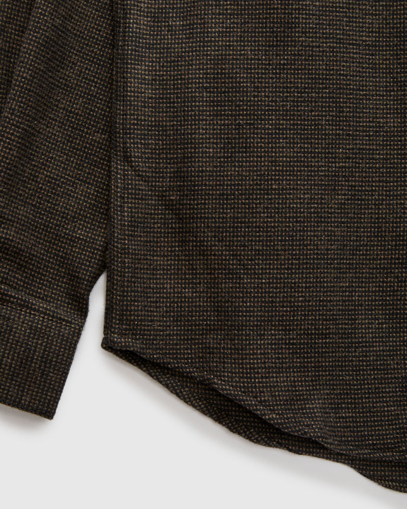 Sounds Button-Up Shirt in Brown