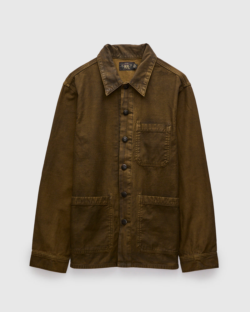 Asher Overshirt in Washed Brown