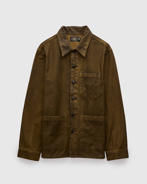 Asher Overshirt in Washed Brown – Blue Owl Workshop