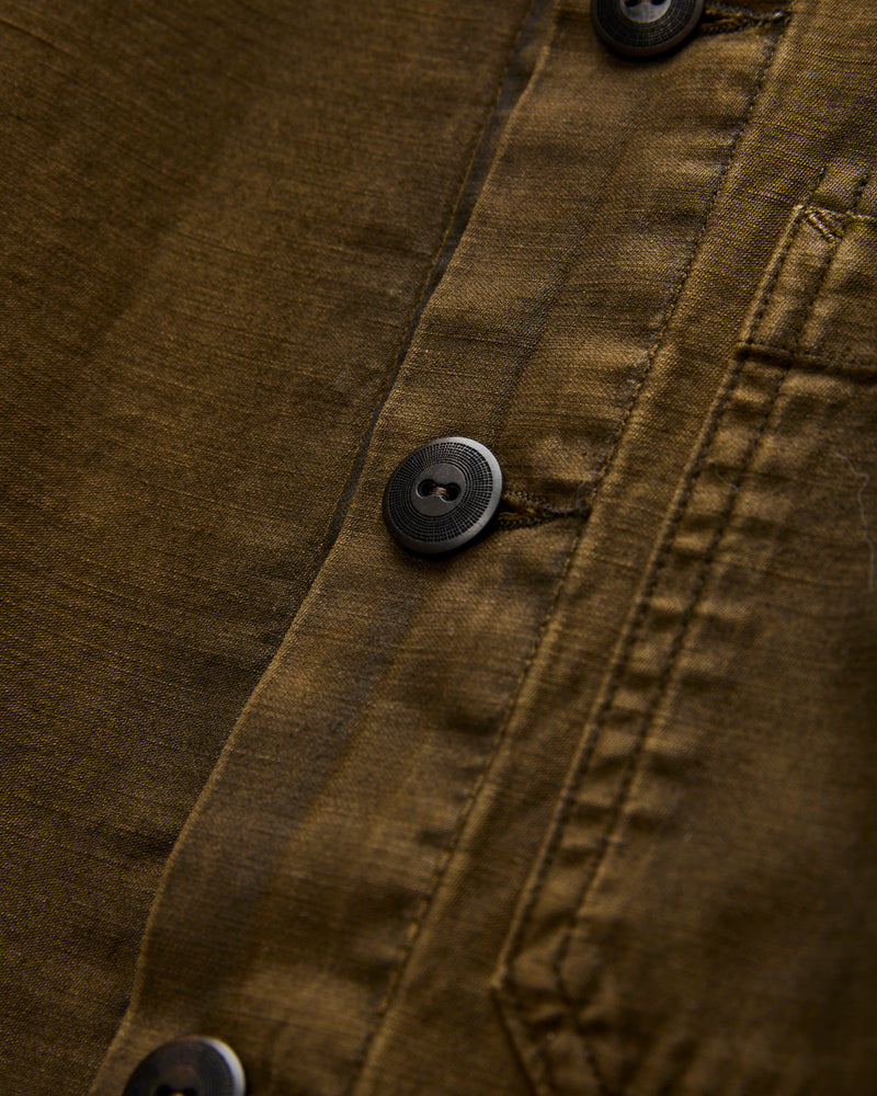Asher Overshirt in Washed Brown