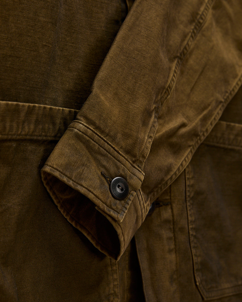 Asher Overshirt in Washed Brown