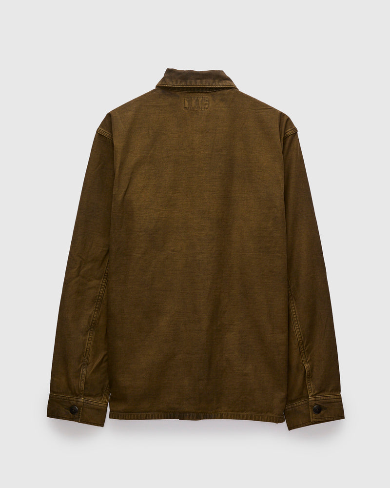 Asher Overshirt in Washed Brown