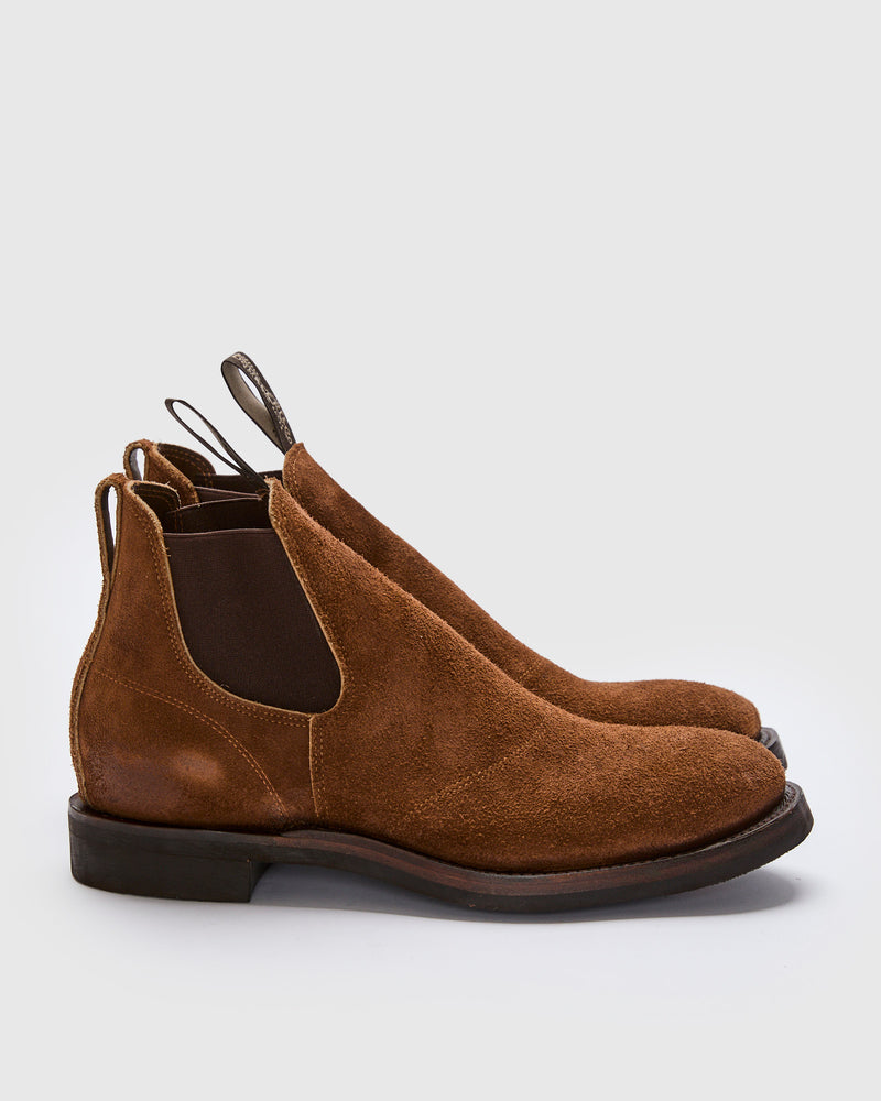 Congress Chelsea Boot in Brown Roughout