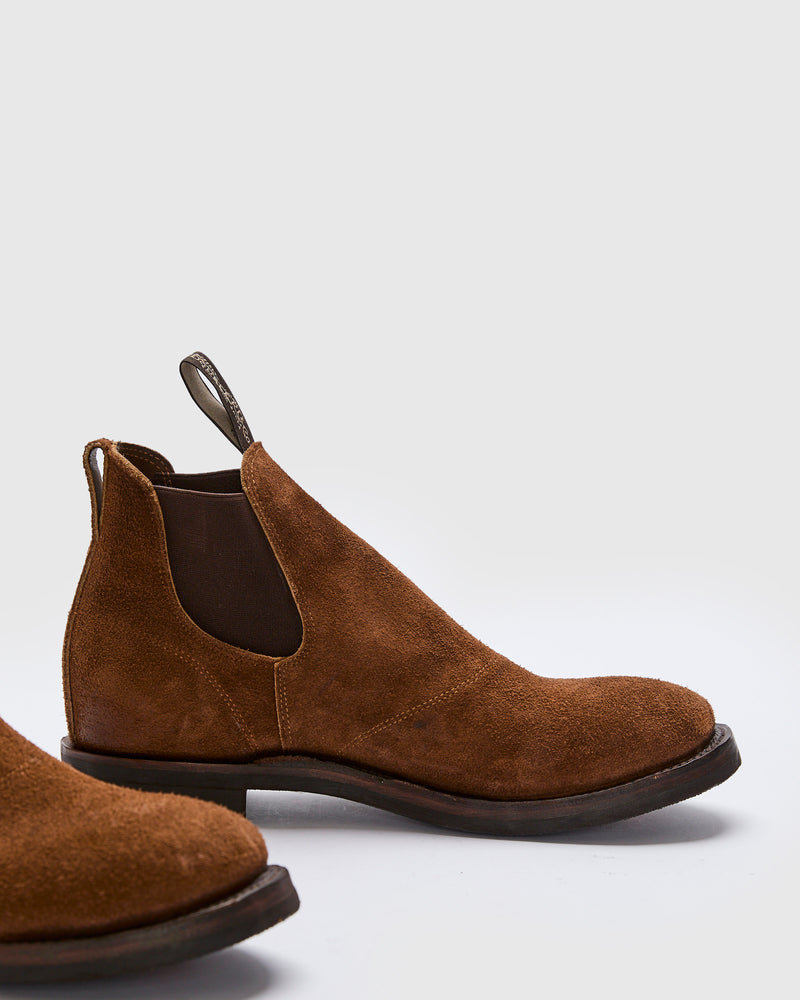 Congress Chelsea Boot in Brown Roughout