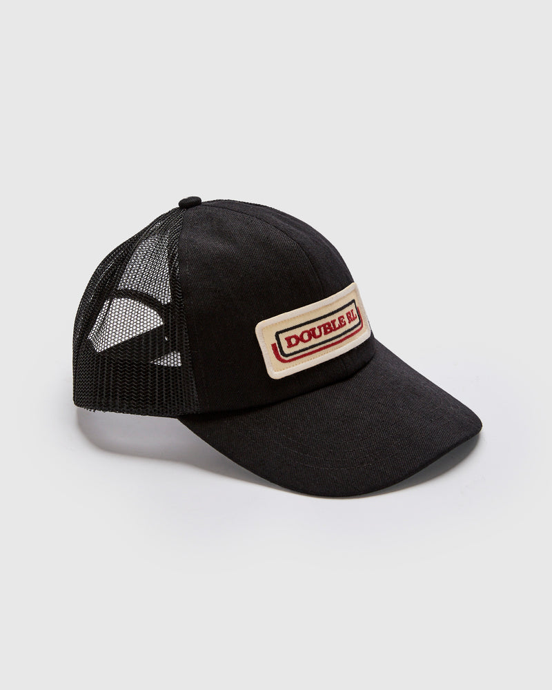 Double RL Trucker Cap in Black