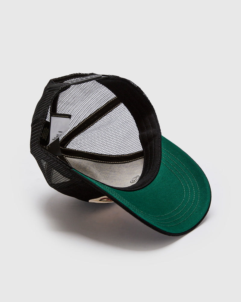 Double RL Trucker Cap in Black