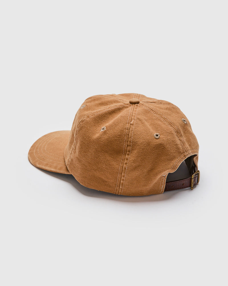 Double RL & Co. Canvas Sportsman Cap in Tan