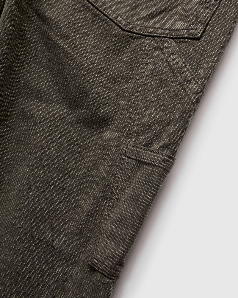 Hamilton Carpenter Pants in Black/White Twill