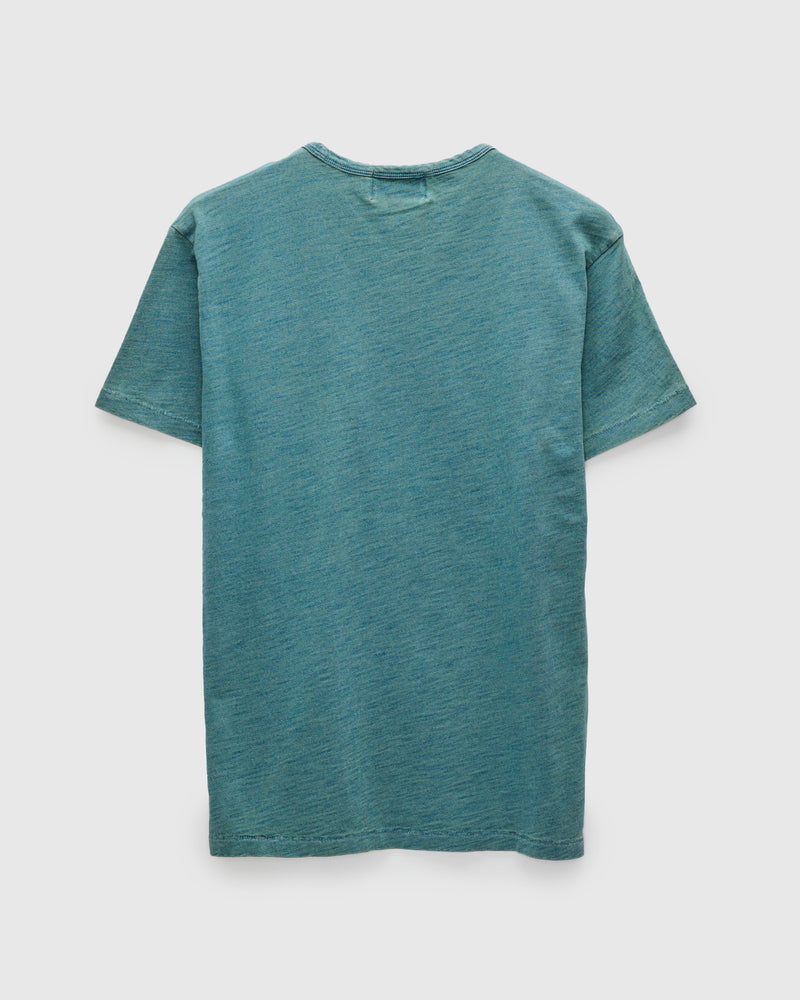 Slub Jersey Pocket T-Shirt in Washed Indigo