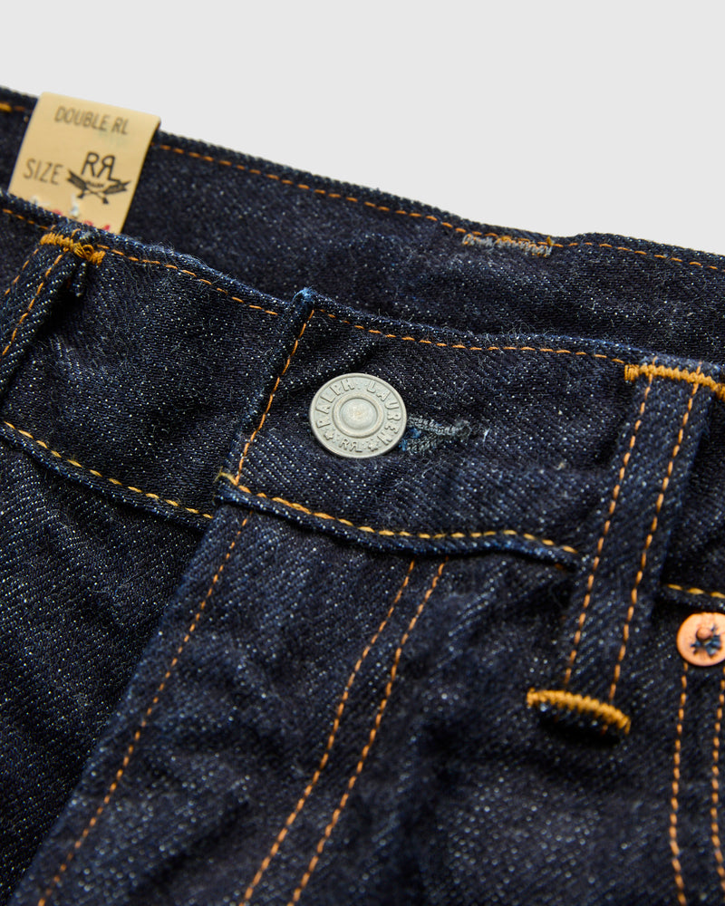 "East-West" 16oz Rinsed Selvedge Denim - High Slim Fit