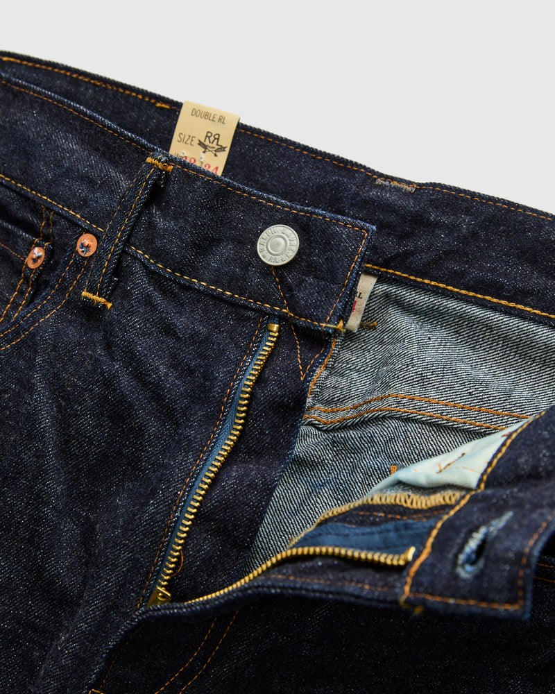 "East-West" 16oz Rinsed Selvedge Denim - High Slim Fit