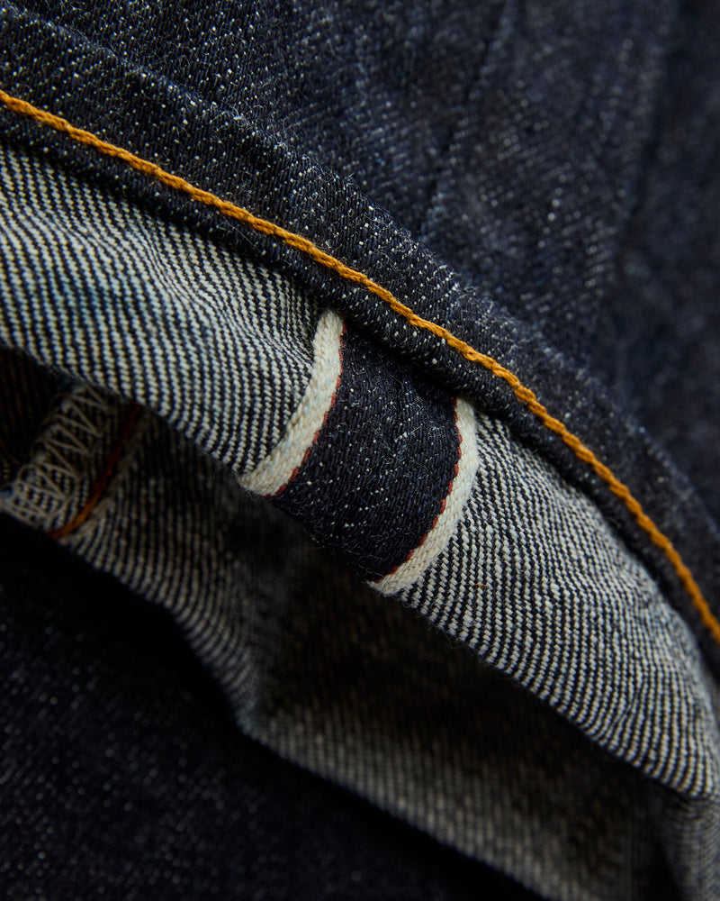 "East-West" 16oz Rinsed Selvedge Denim - High Slim Fit