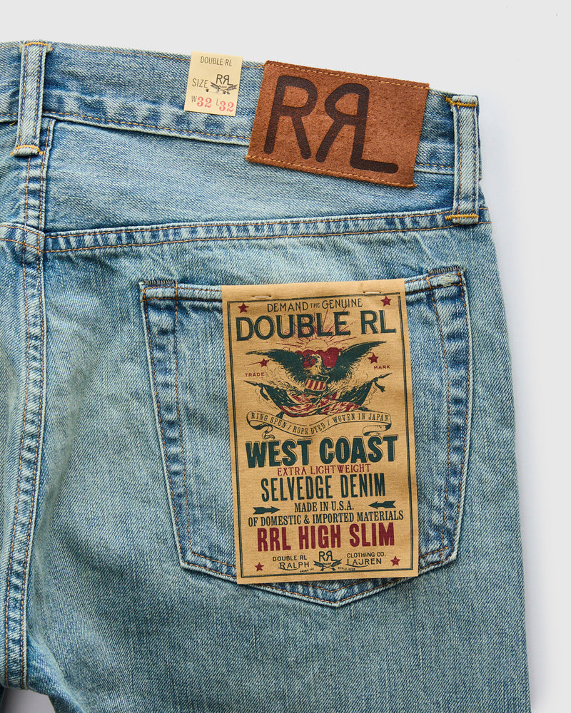 "Lawton Wash" 11oz Selvedge Denim - High Slim Fit