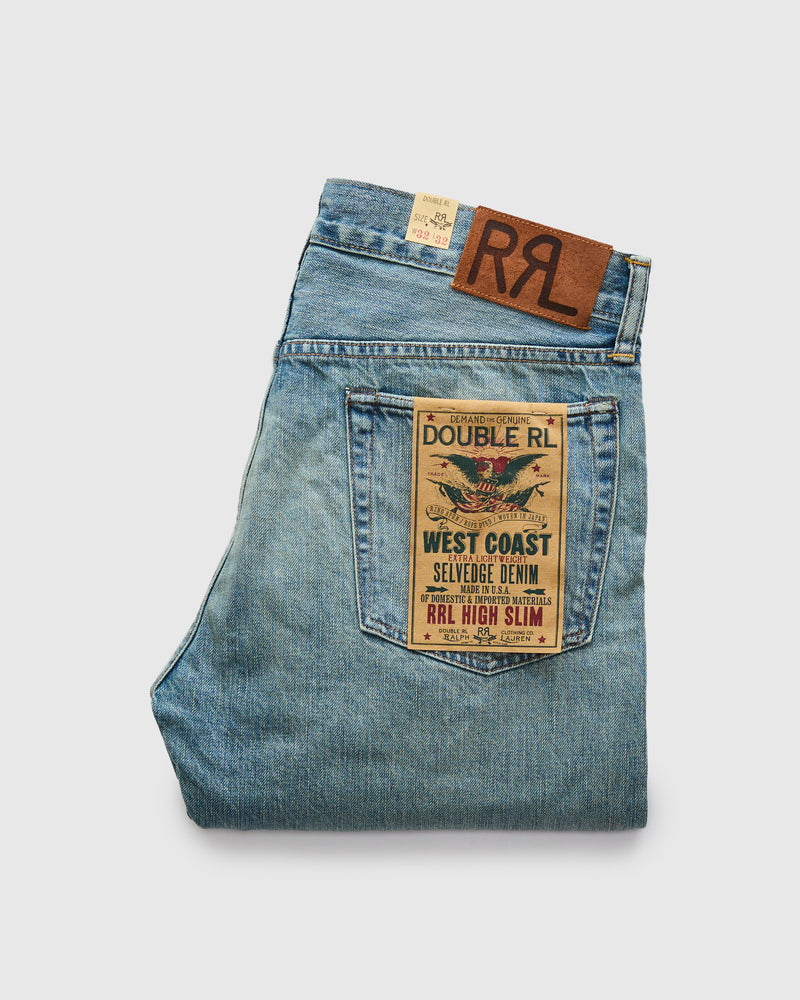 "Lawton Wash" 11oz Selvedge Denim - High Slim Fit