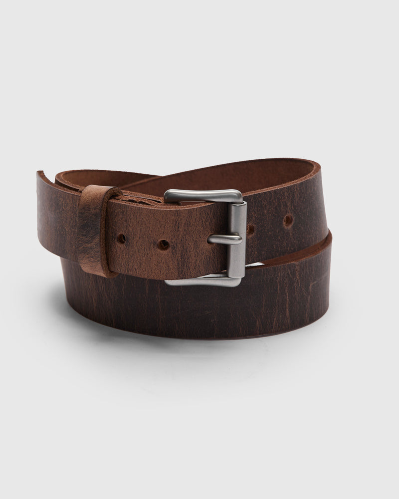 Pioneer Leather Belt in Copper Rough & Tough