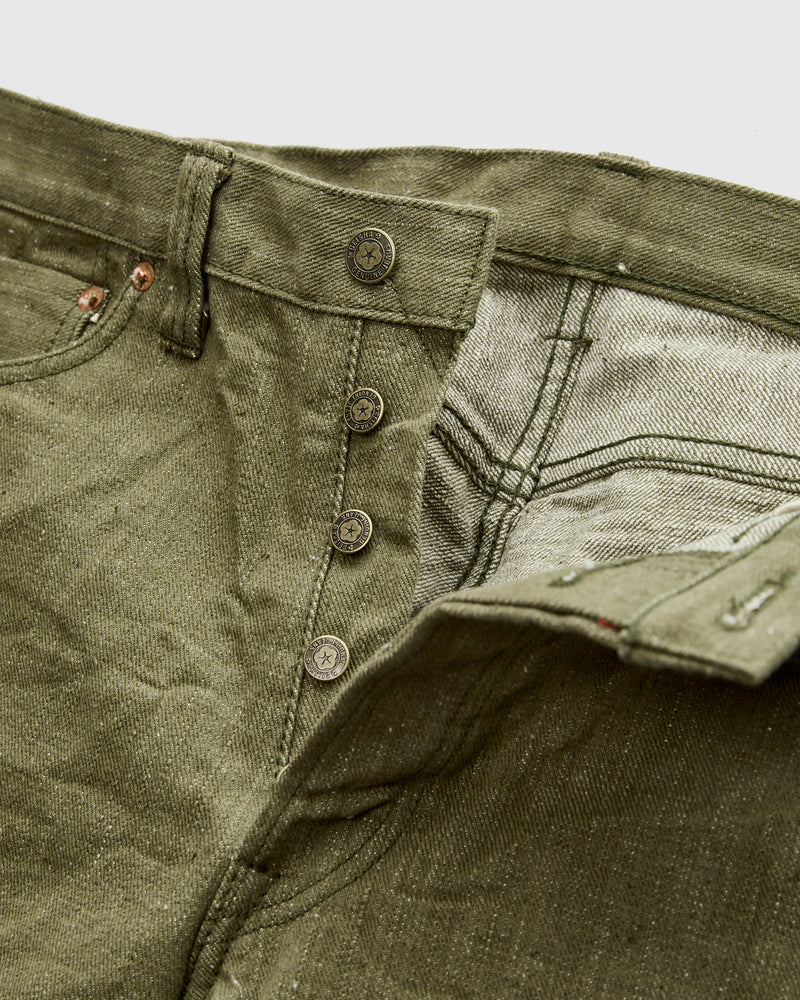 S0150GNX "Uguisu" 17oz Selvedge Denim - Regular Straight Fit