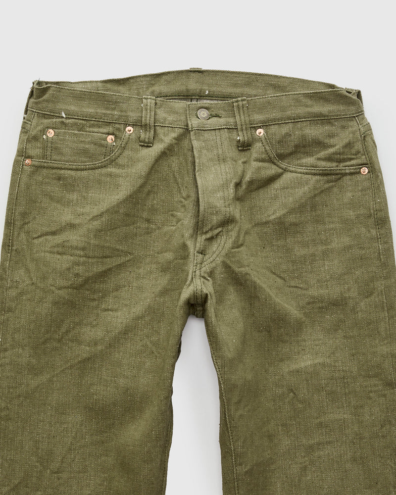 S0150GNX "Uguisu" 17oz Selvedge Denim - Regular Straight Fit