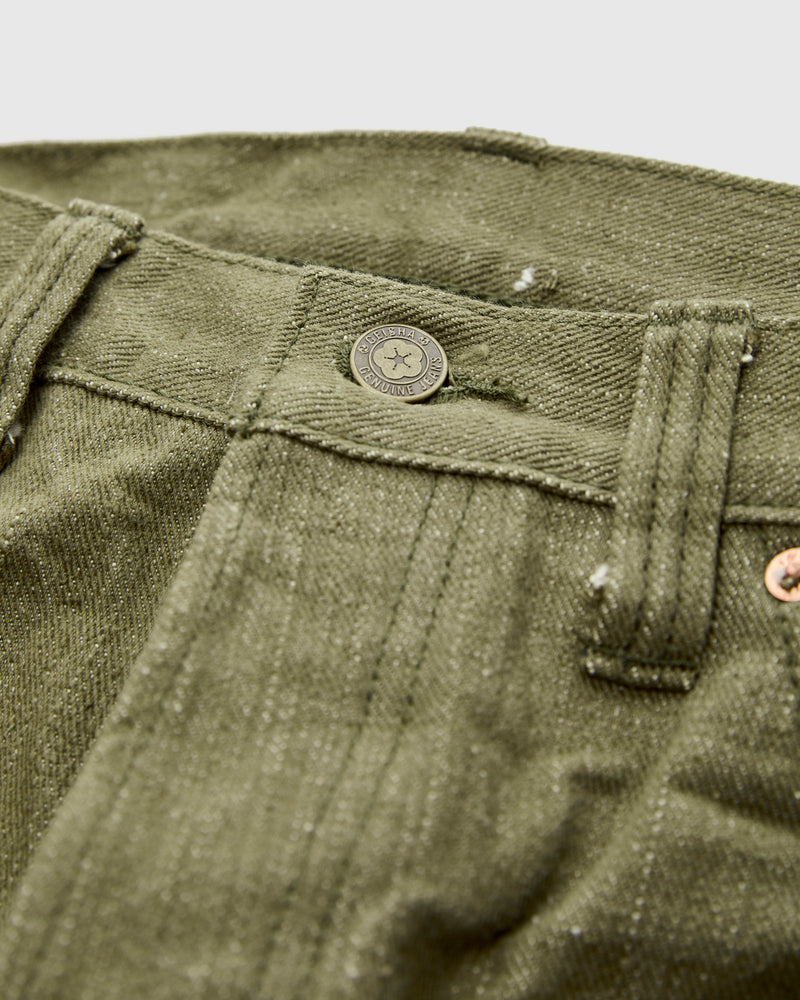 S0150GNX "Uguisu" 17oz Selvedge Denim - Regular Straight Fit