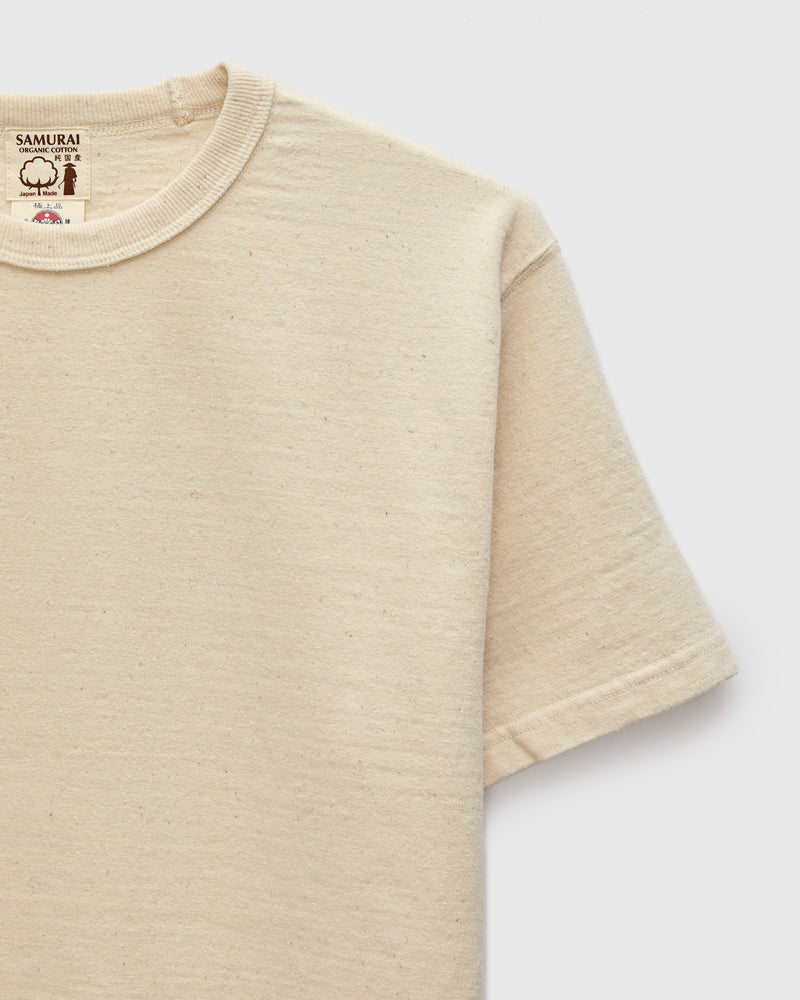 "Samurai Cotton Project" T-Shirt in Natural
