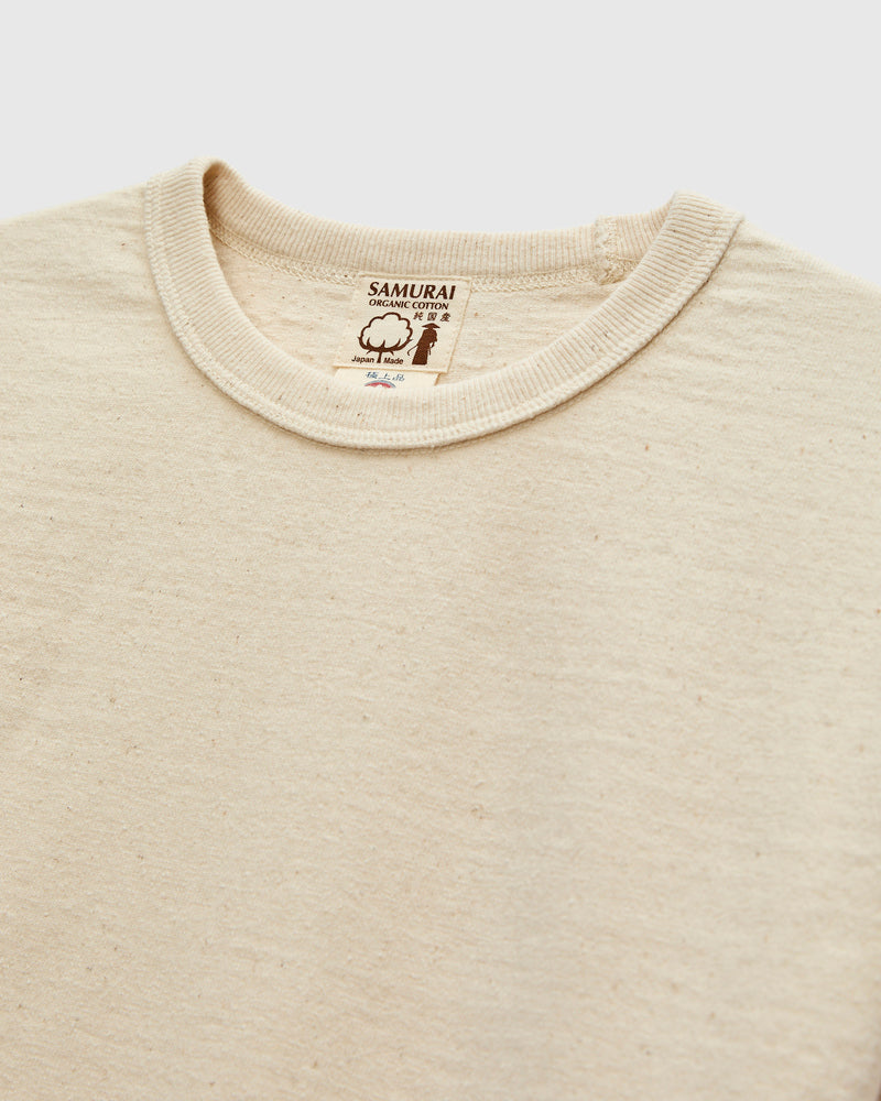 "Samurai Cotton Project" T-Shirt in Natural