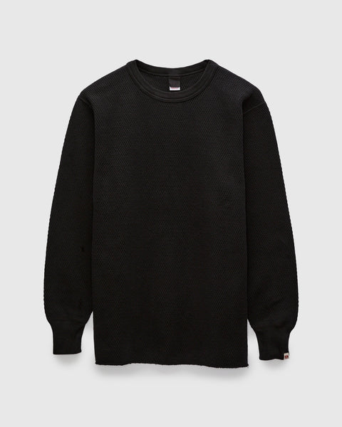 Double Honeycomb Thermal Shirt in Black – Blue Owl Workshop