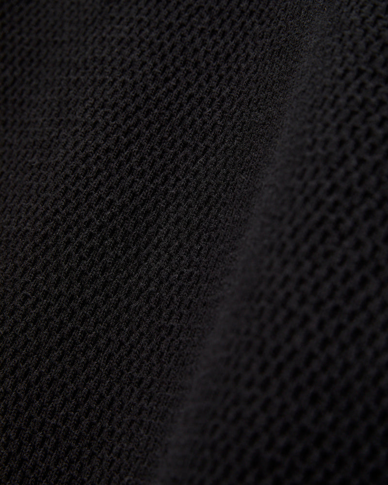 Double Honeycomb Thermal Shirt in Black