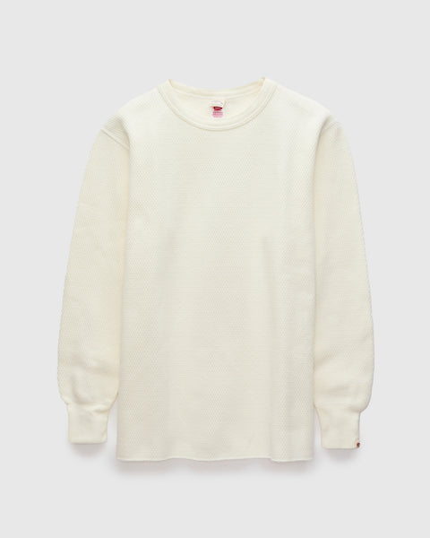 Double Honeycomb Thermal Shirt in Off White – Blue Owl Workshop