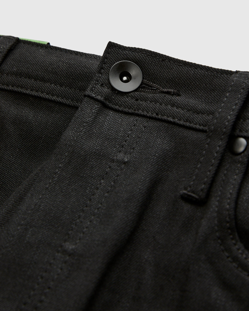 UB244 11oz Black Stretch Selvedge - Tapered Fit