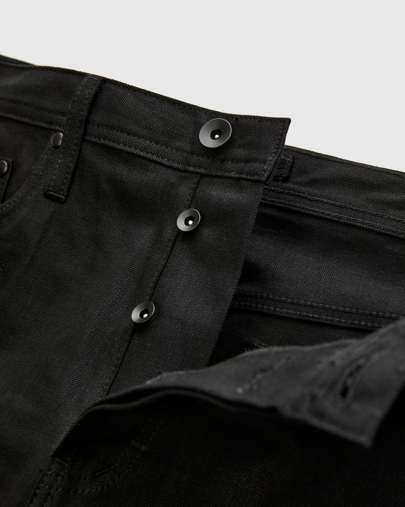 UB244 11oz Black Stretch Selvedge - Tapered Fit