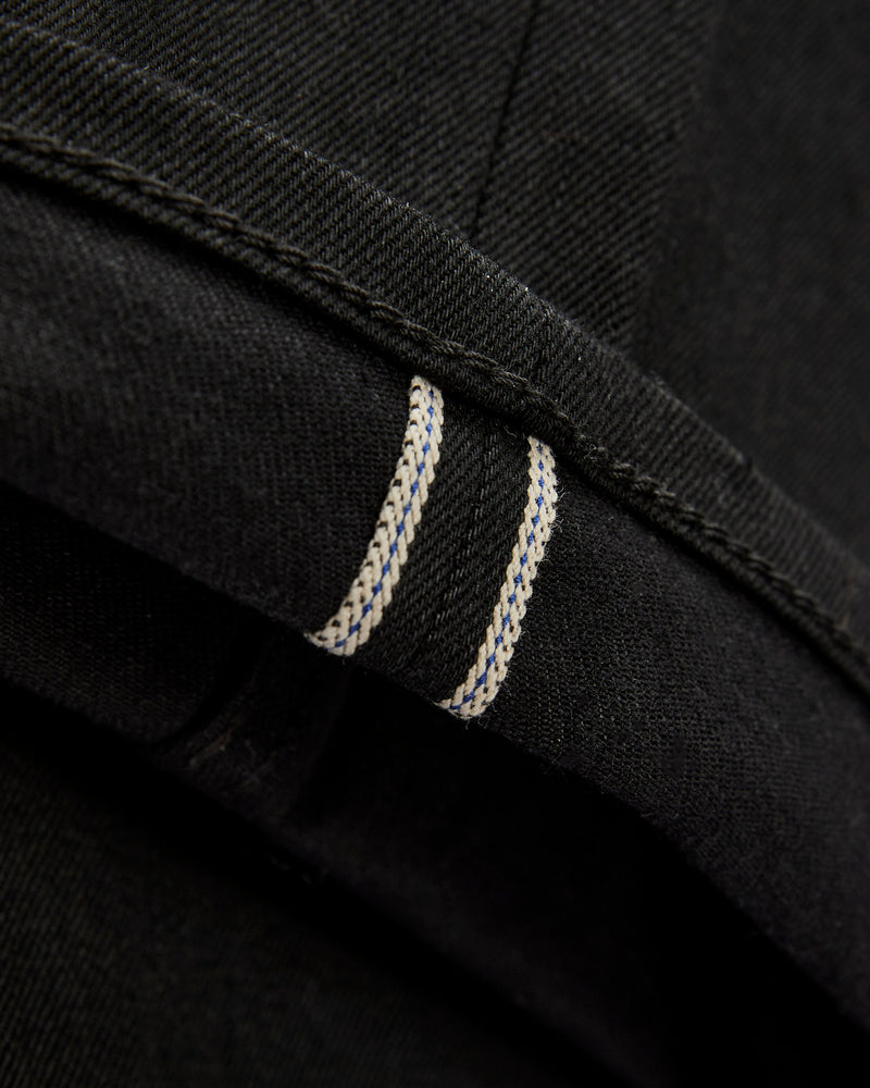 UB244 11oz Black Stretch Selvedge - Tapered Fit