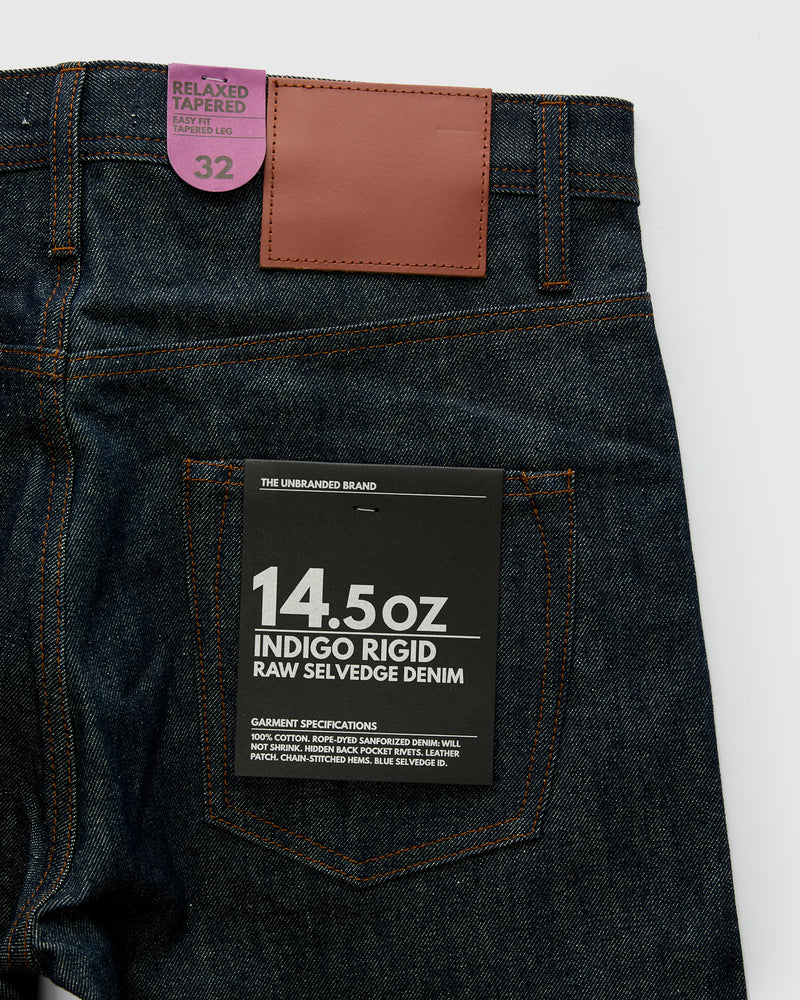 UB601 14.5oz Selvedge Denim - Relaxed Tapered Fit