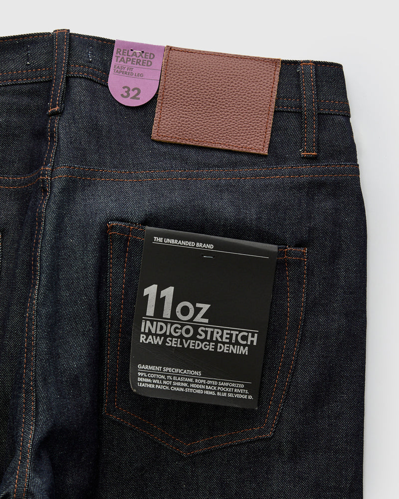 UB622 11oz Stretch Selvedge Denim  - Relaxed Tapered Fit