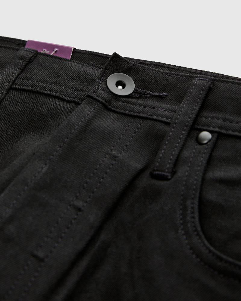 UB644 11oz Black Stretch Selvedge - Relaxed Tapered Fit