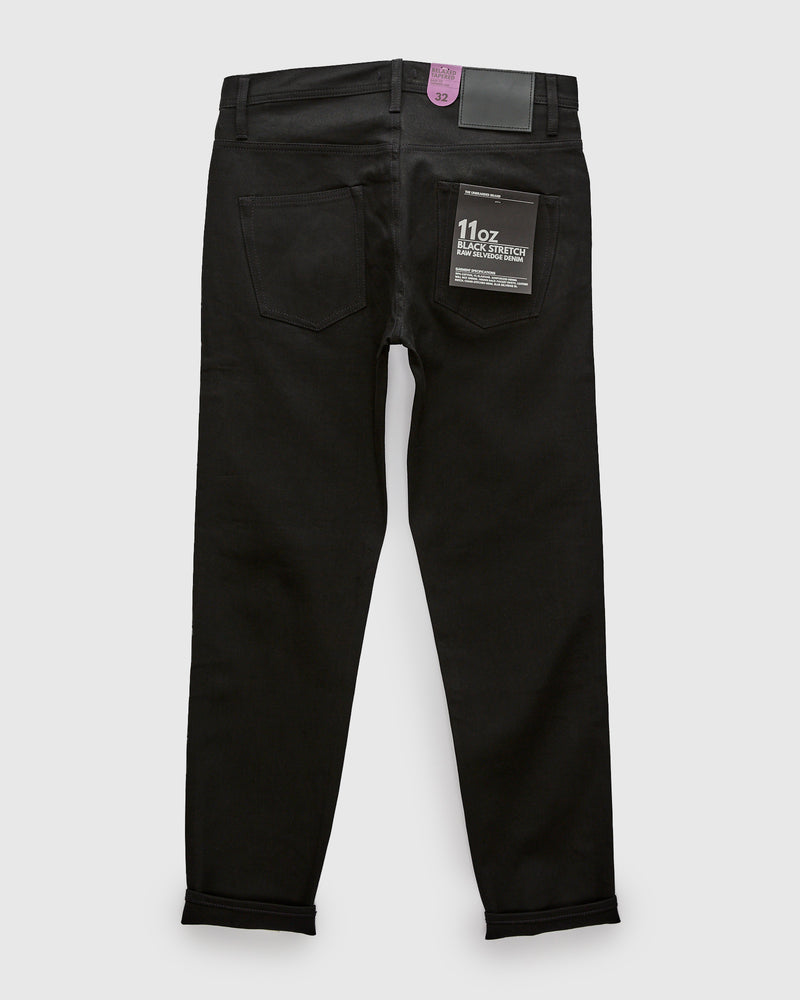 UB644 11oz Black Stretch Selvedge - Relaxed Tapered Fit