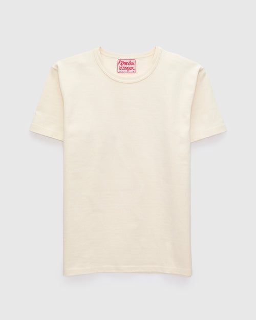 Double Heavyweight 12.1oz T-Shirt in Ecru