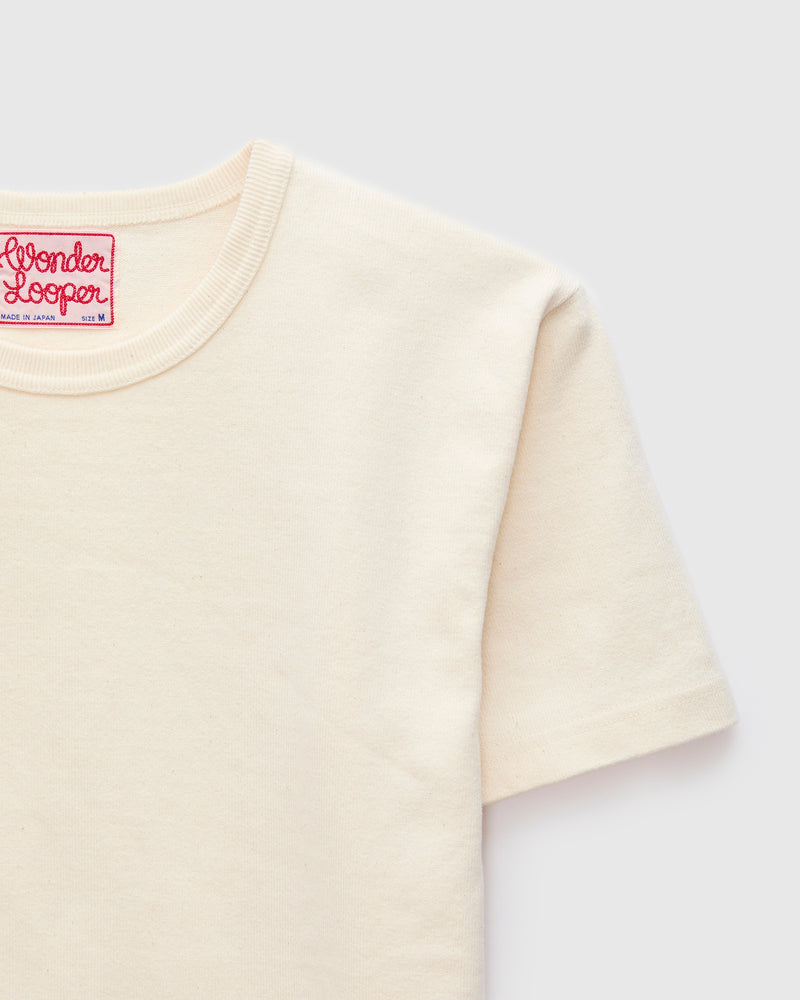 Double Heavyweight 12.1oz T-Shirt in Ecru