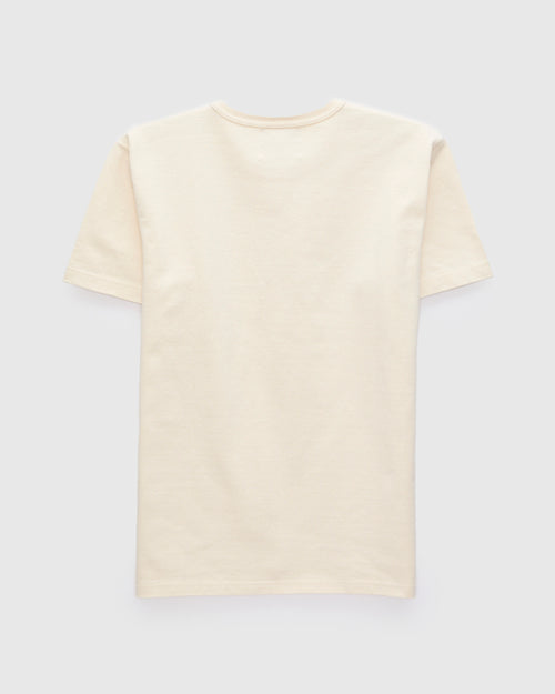 Double Heavyweight 12.1oz T-Shirt in Ecru